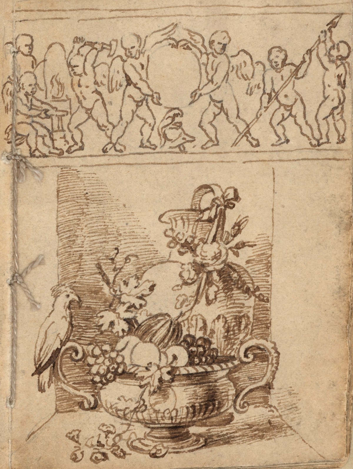 Benjamin West PRA, Leaf from a sketchbook