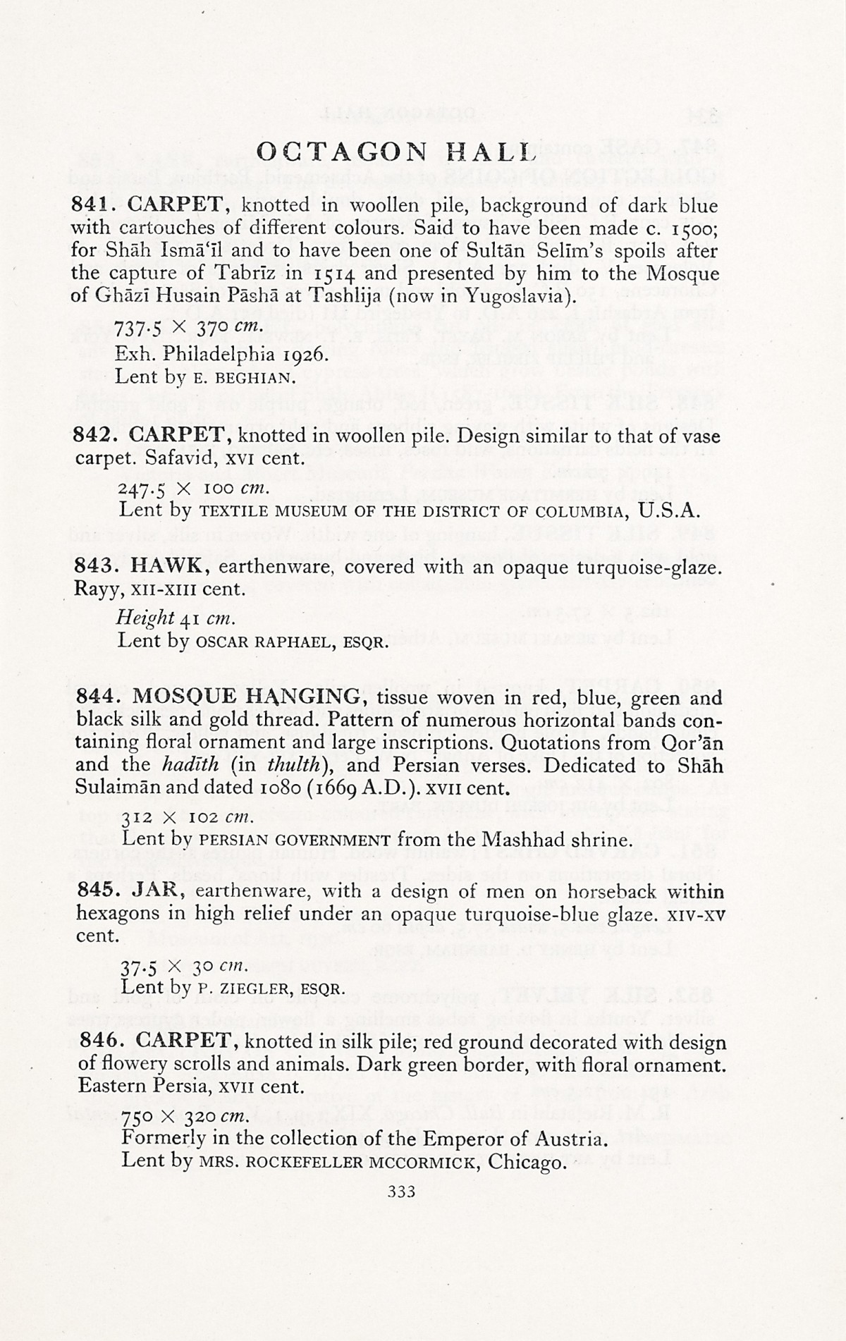 Page 361 of 1931 - International Exhibition of Persian Art