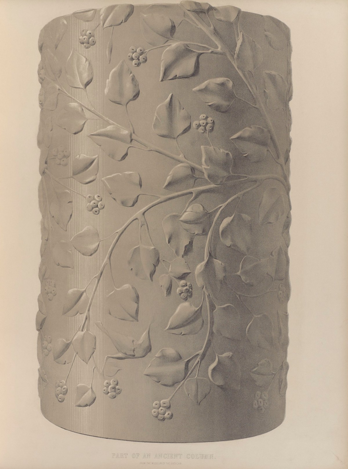 Ludwig Gruner, Part of an ancient column