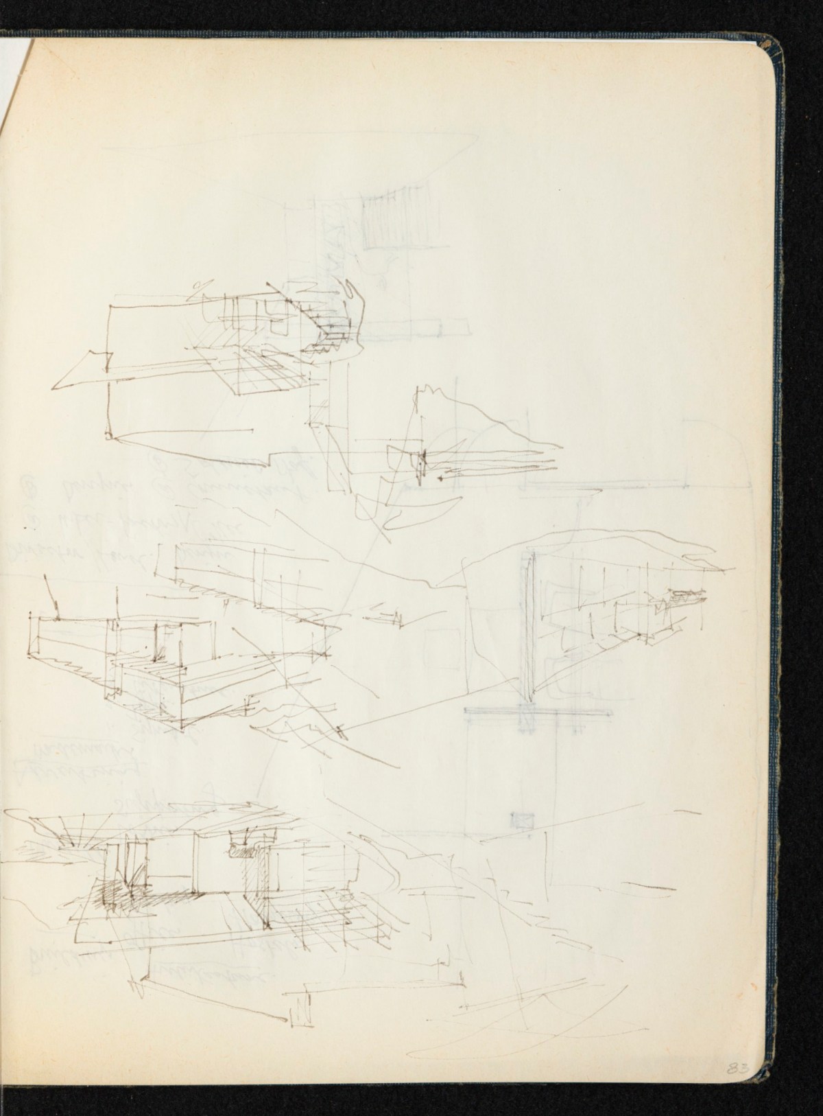 Sir Hugh Casson PRA, Britannia and Glyndebourne sketchbook
