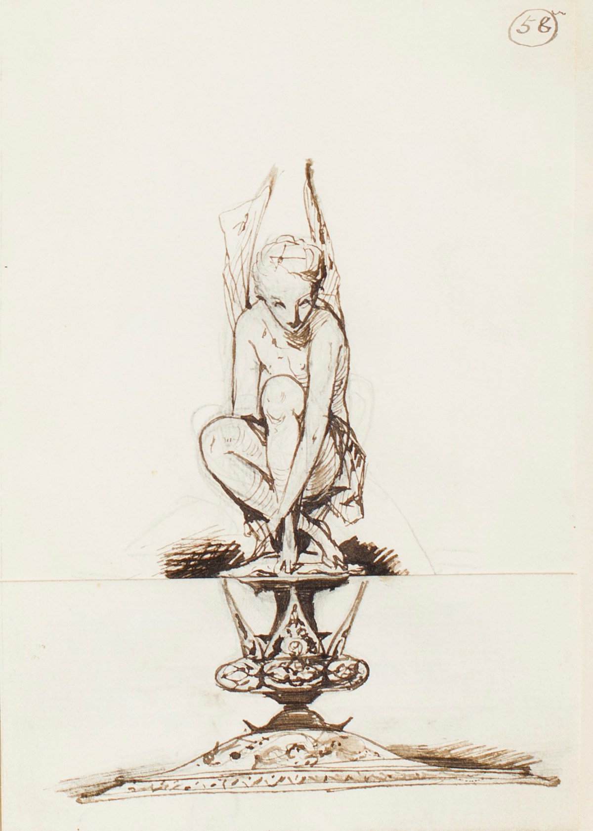 Henry Hugh Armstead RA, Design for the 'Ariel inkstand'
