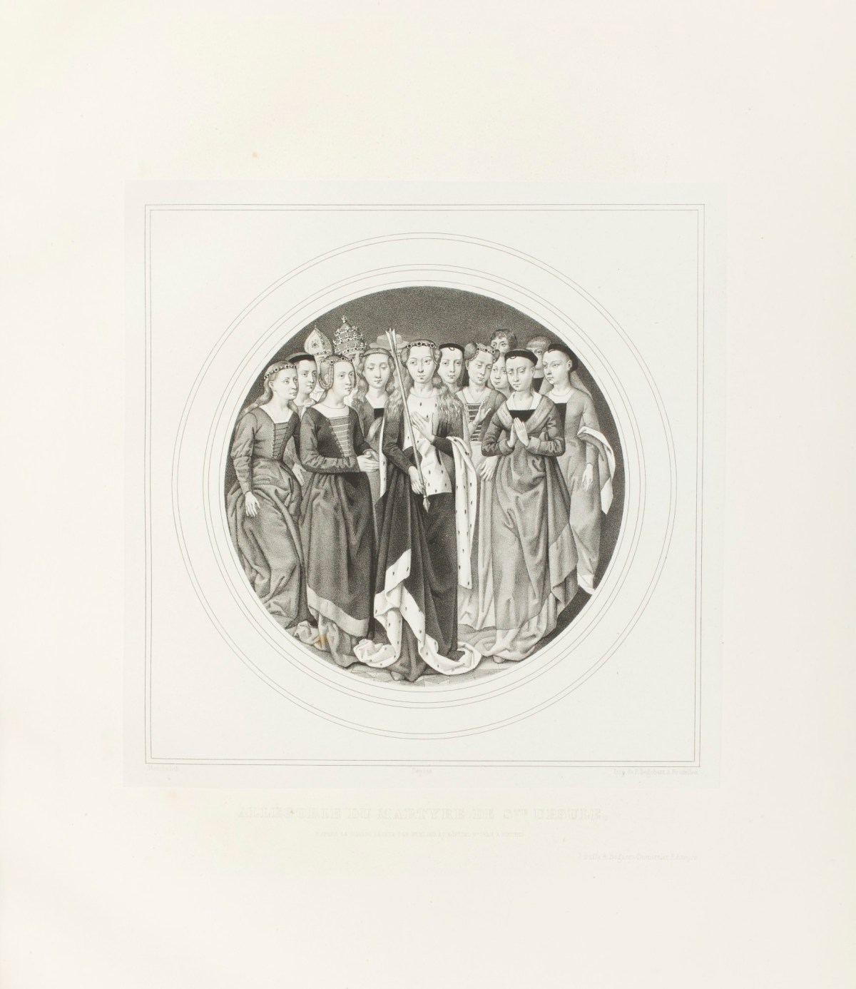 Hans Memling, 'Allégorie du Martyre de Ste Ursule.'