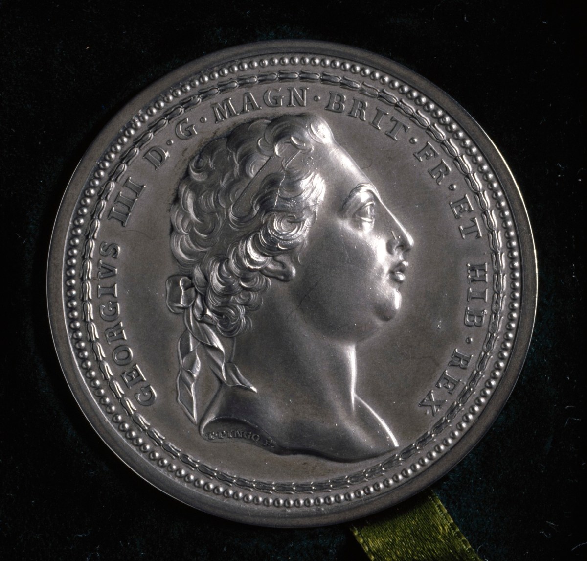 Mr T. Pingo and Giovanni Battista Cipriani RA and Edward Penny RA, Royal Academy Schools, silver medal (George III)