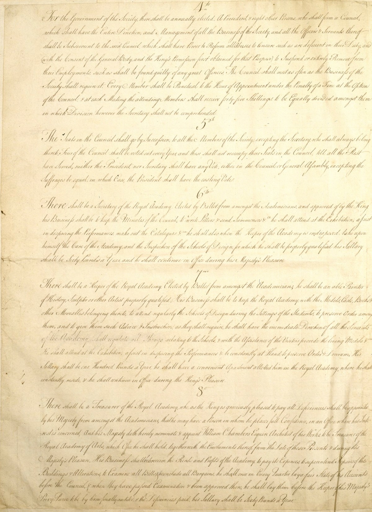 , Instrument of Foundation