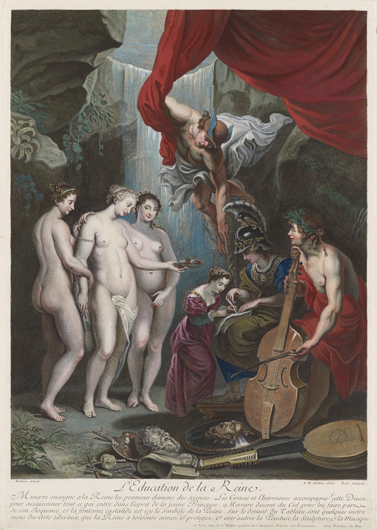 Peter Paul Rubens, L'Education de la Reine
