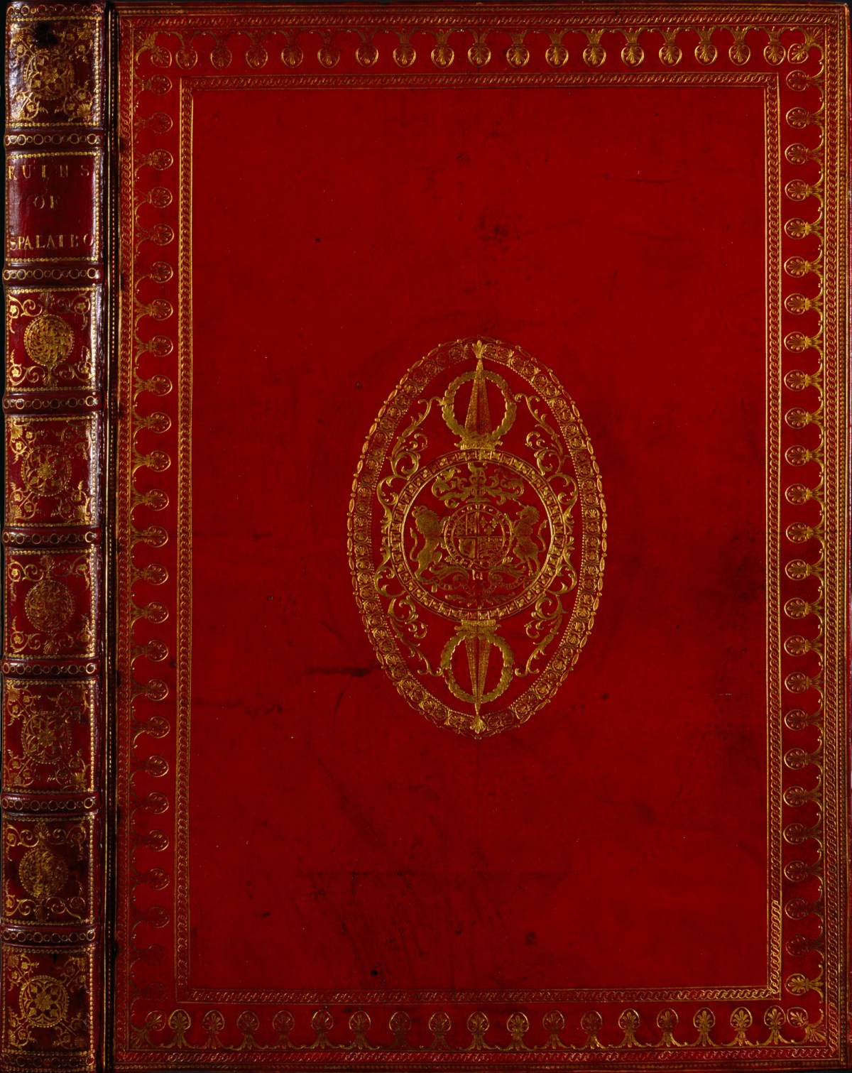 Robert Adam, Binding designed by Robert Adam for presentation copies of his book Ruins of ... Spalatro, 1764