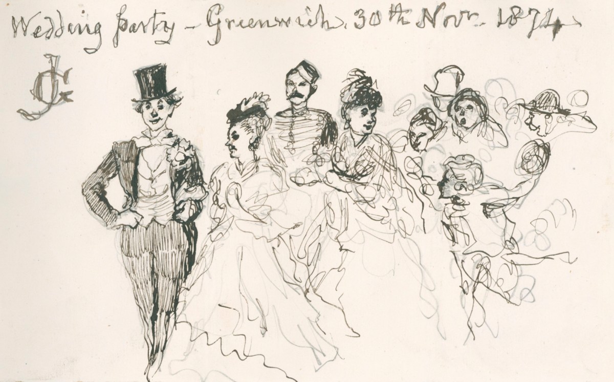 Sir John Gilbert RA, A Wedding Party, Greenwich