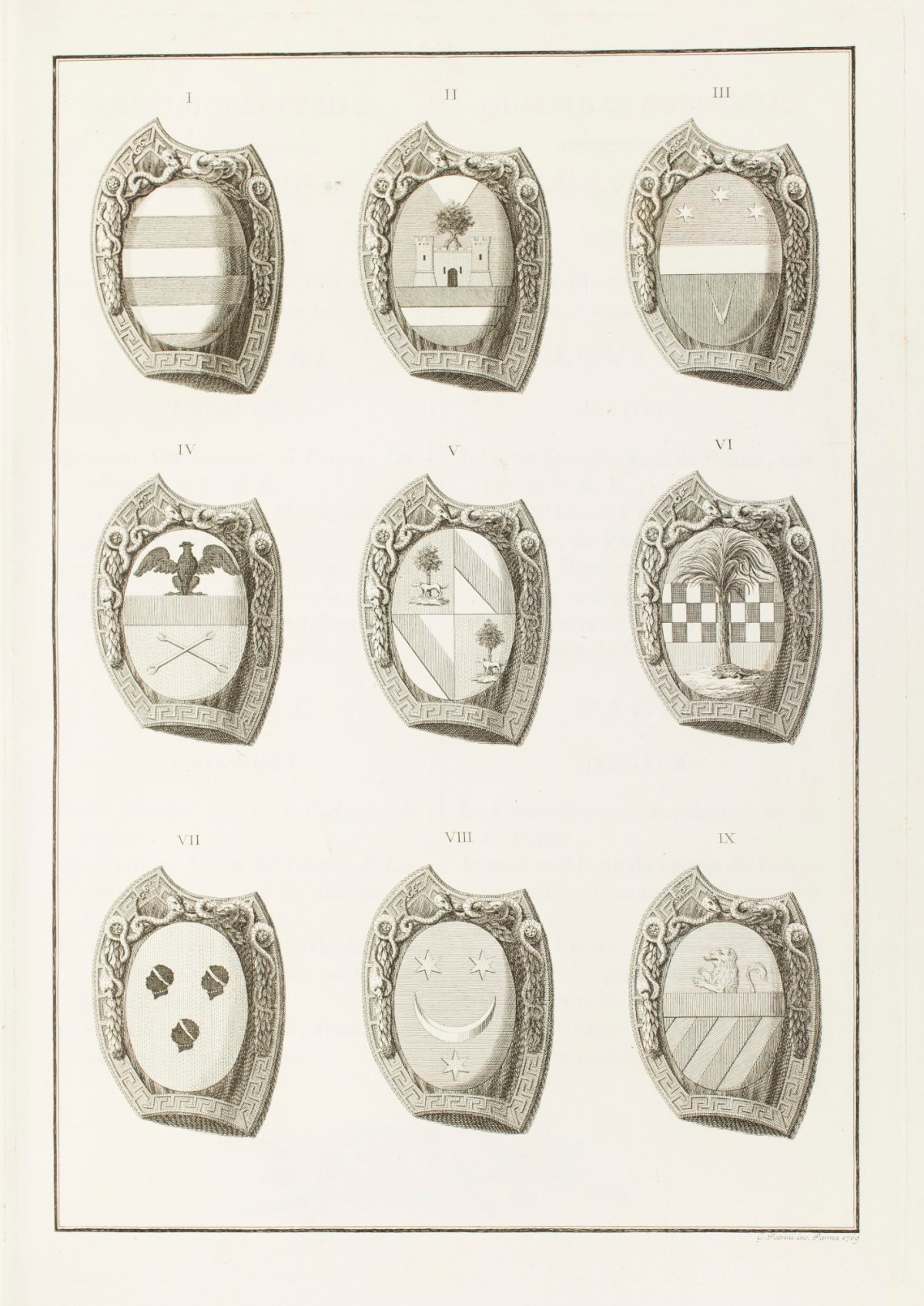 Unsigned, Armorial Devices