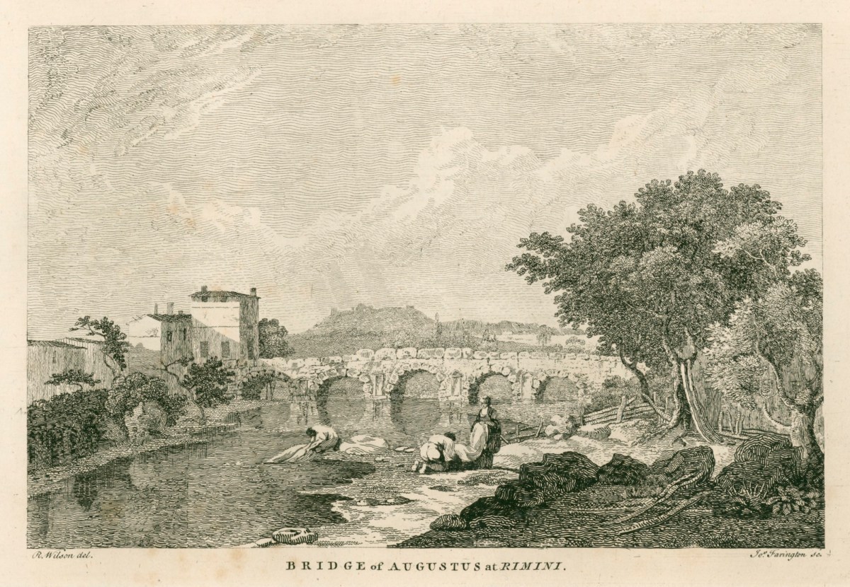Richard Wilson RA, Bridge of Augustus at Rimini