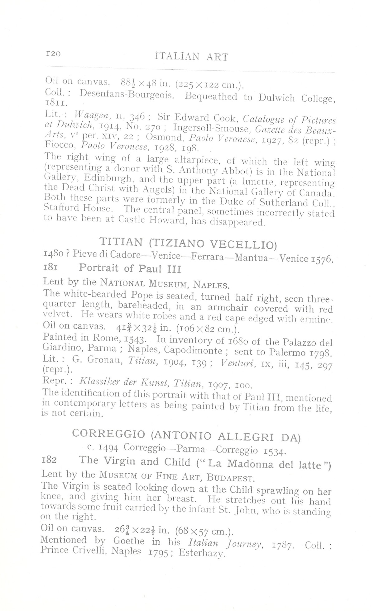 Page 124 of 1930 - Exhibition of Italian Art 1200-1900