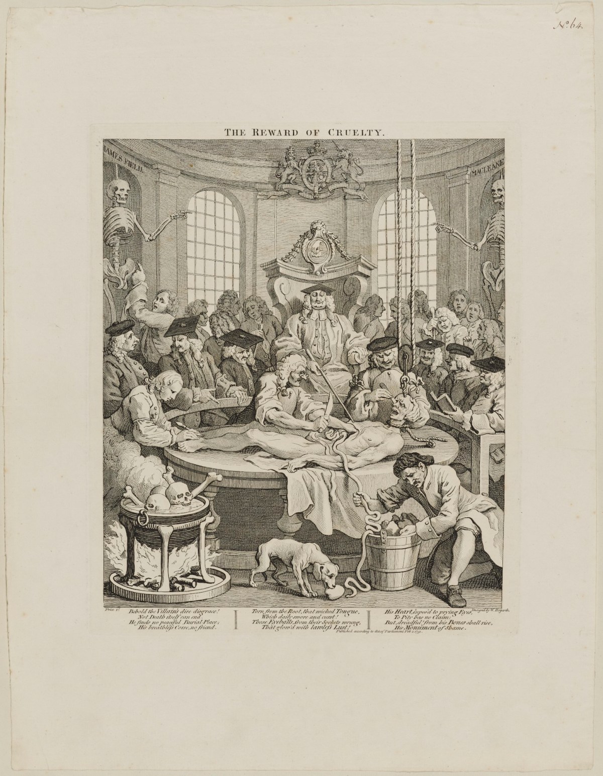 William Hogarth, The Reward of Cruelty