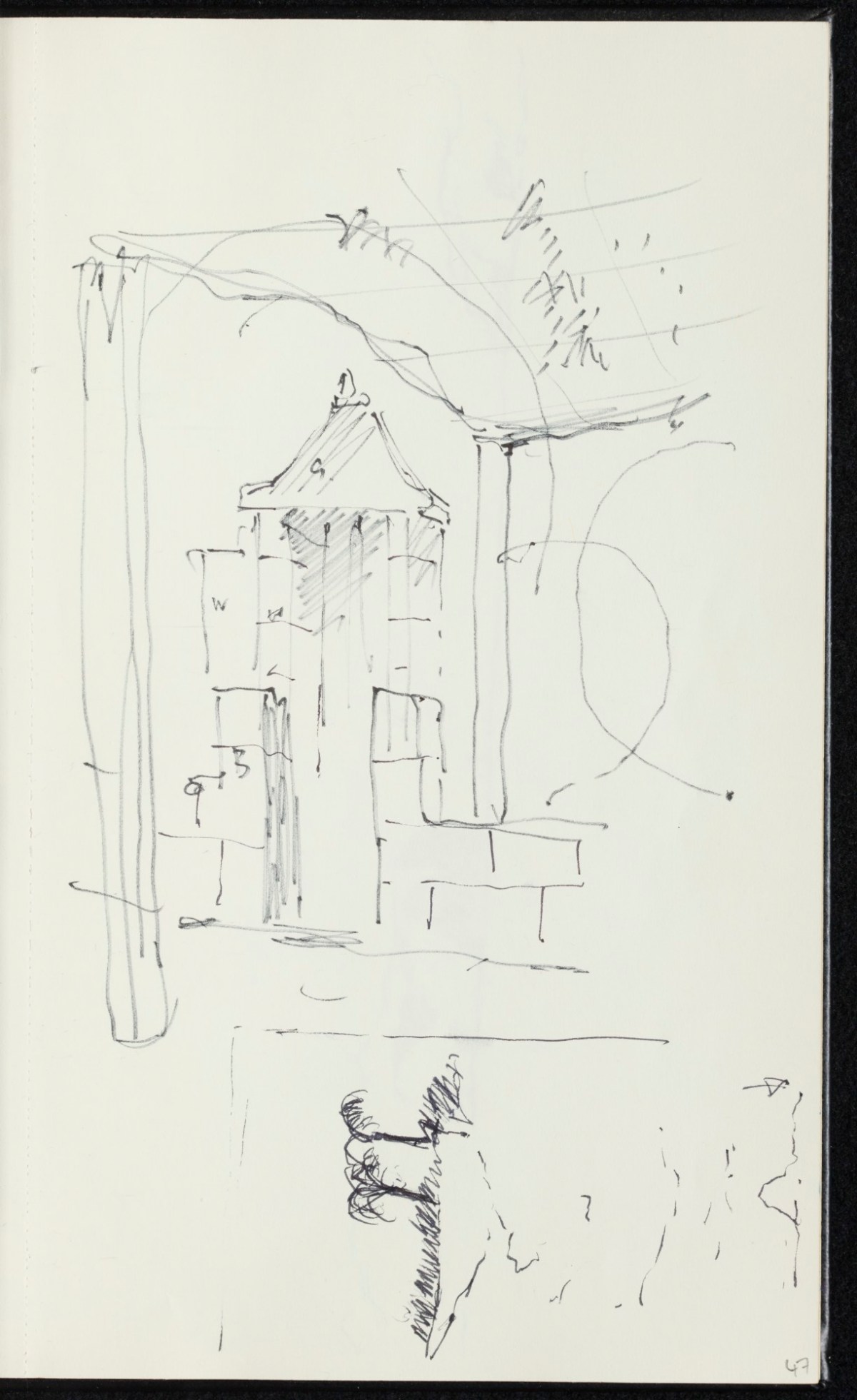 Sir Hugh Casson PRA, Majorca, Italy and Pembrokeshire sketchbook