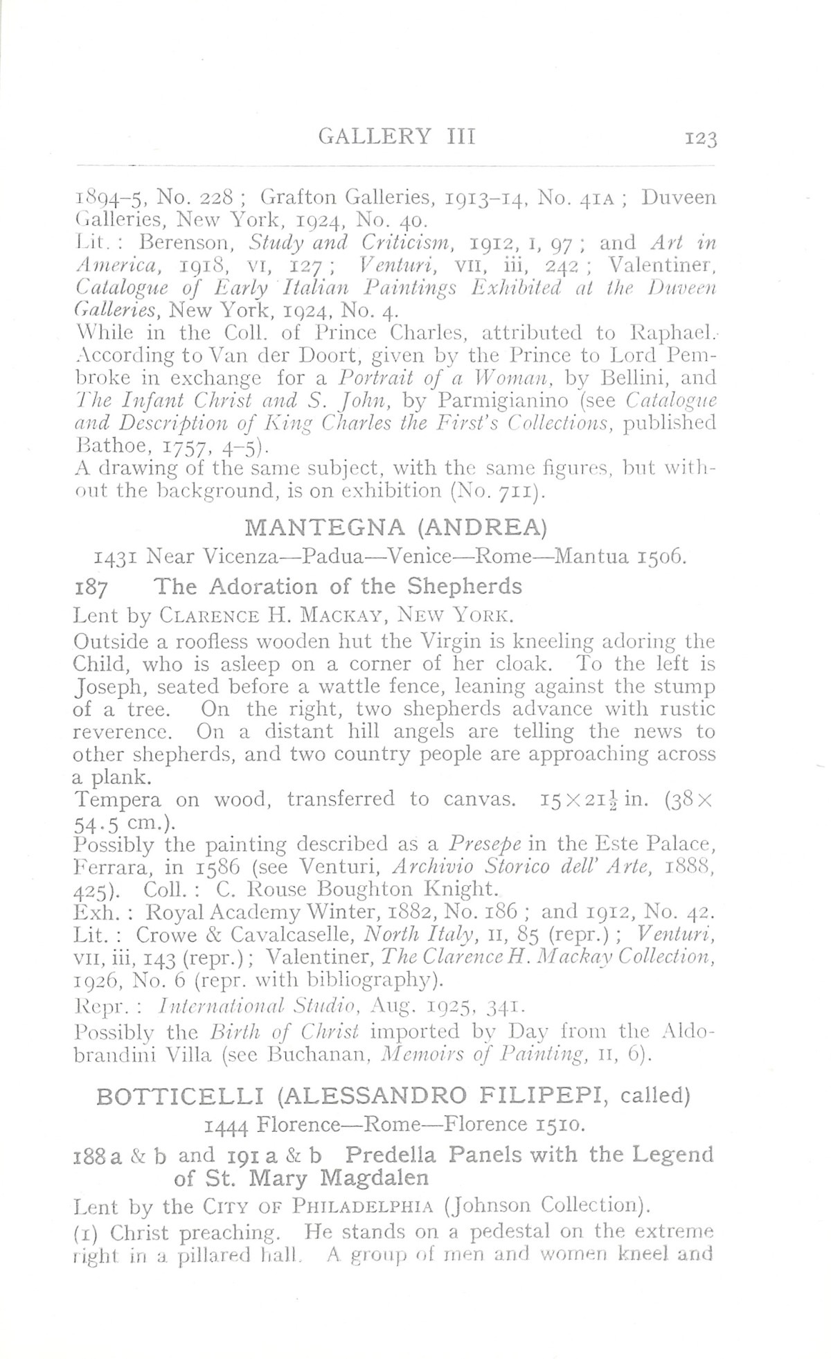 Page 127 of 1930 - Exhibition of Italian Art 1200-1900