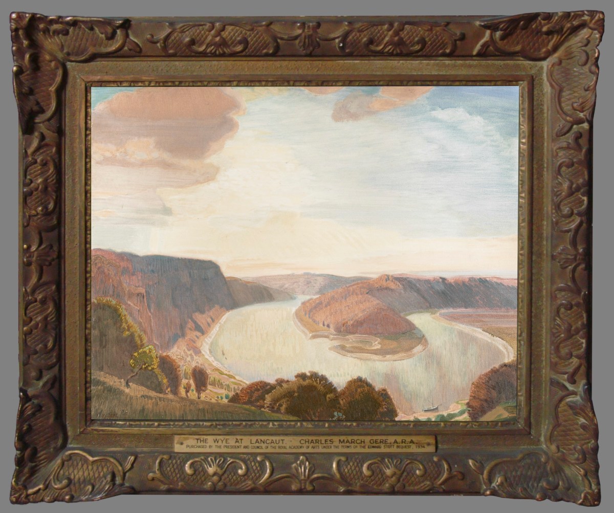 Unknown, Frame for Charles Gere RA 'The Wye at Lancaut'
