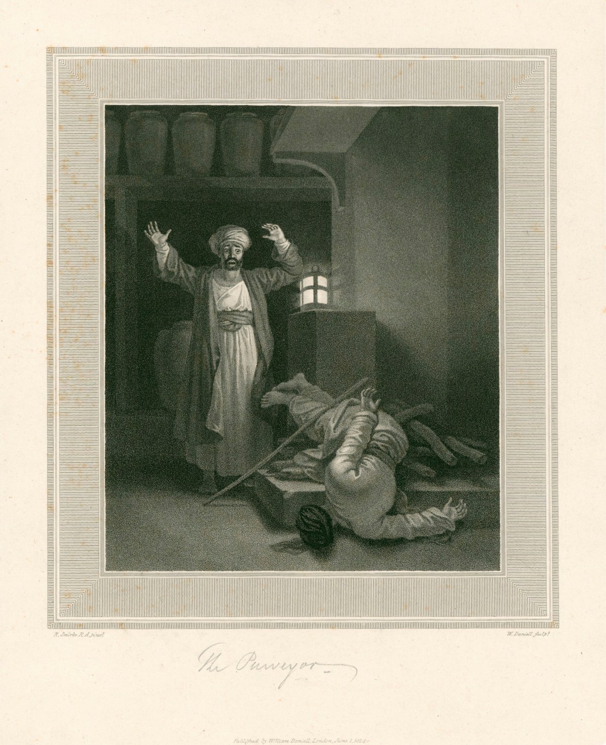 William Daniell RA, The Adventure Of Hunch-Back, And The Stories Connected With It, (From The Arabian Nights Entertainments.) with illustrative Prints, Engraved By William Daniell, From Pictures Painted By Robert Smirke, R.A.