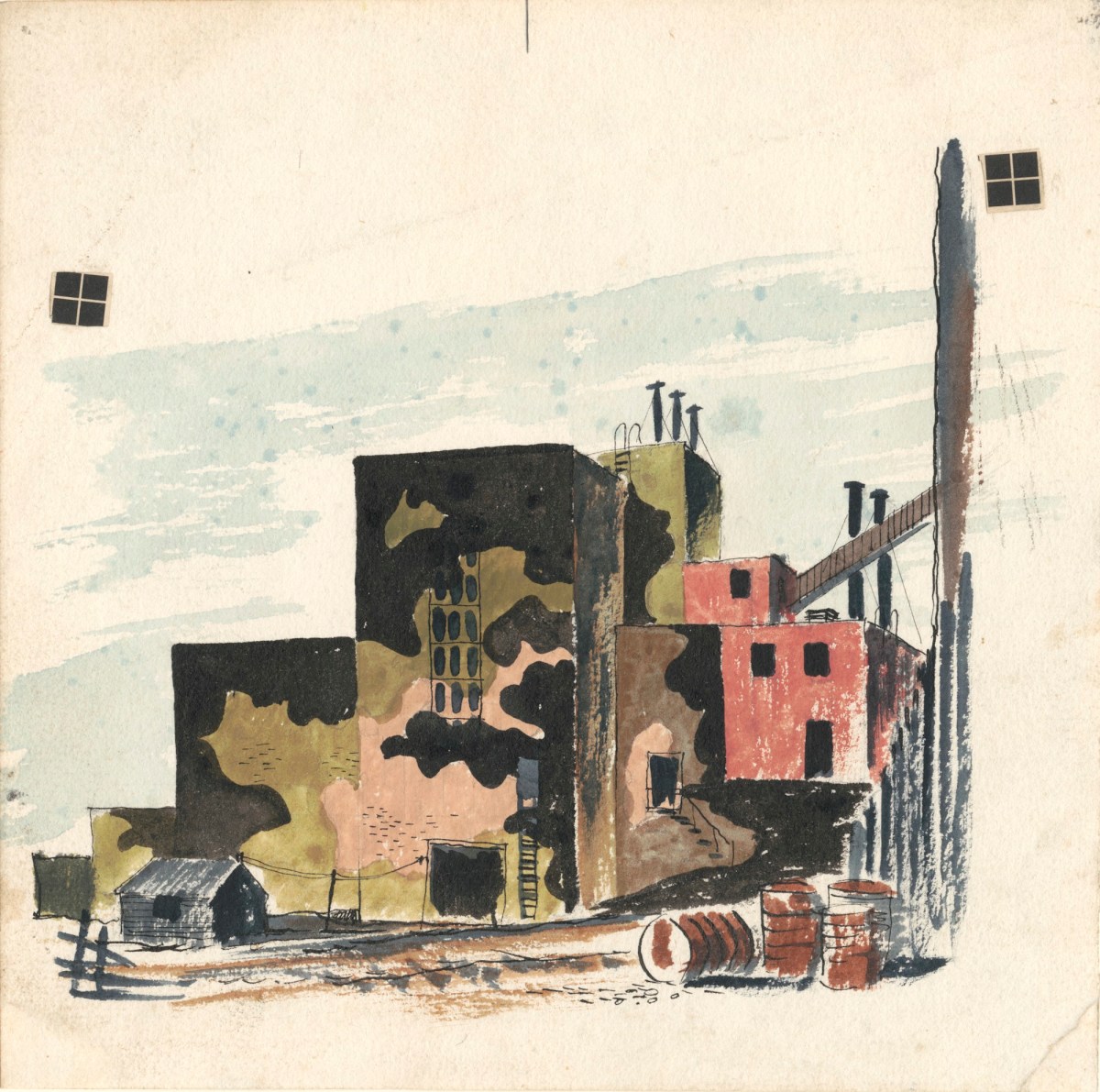Sir Hugh Casson PRA, Camouflaged Factory