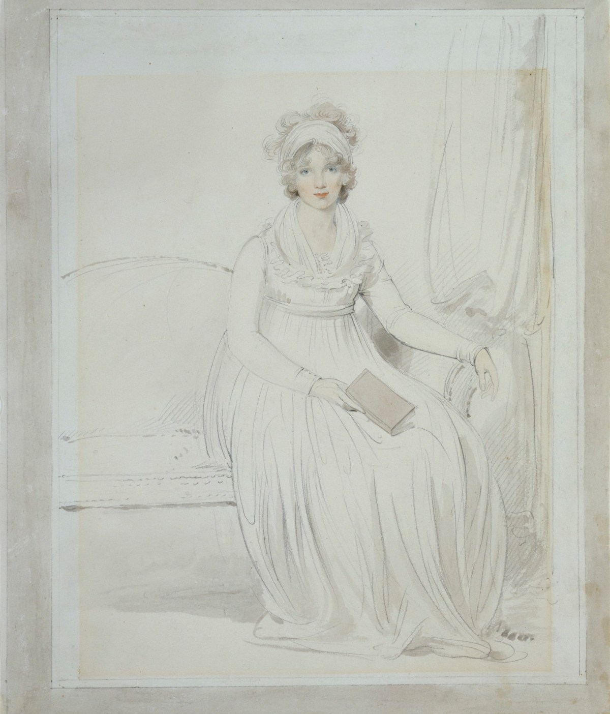 Схема вышивки Mrs. William Waldorf Astor (Mary Dahlgren Paul), художник Meave Thompson Gedney (1863-1905)