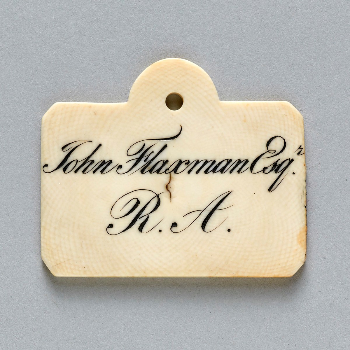 Unknown, Ivory lecture ticket