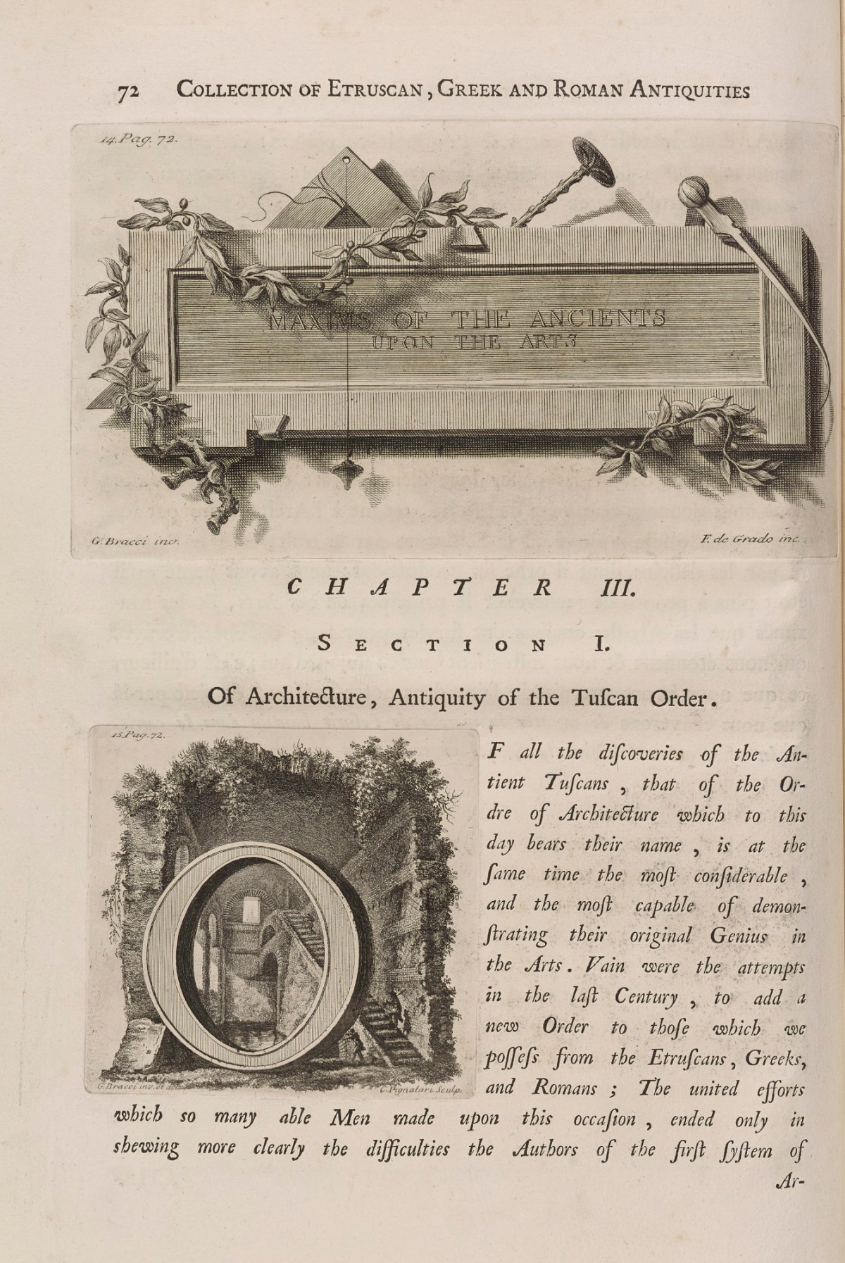 Sir William Hamilton, Of Architecture, Antiquity of the Tuscan Order