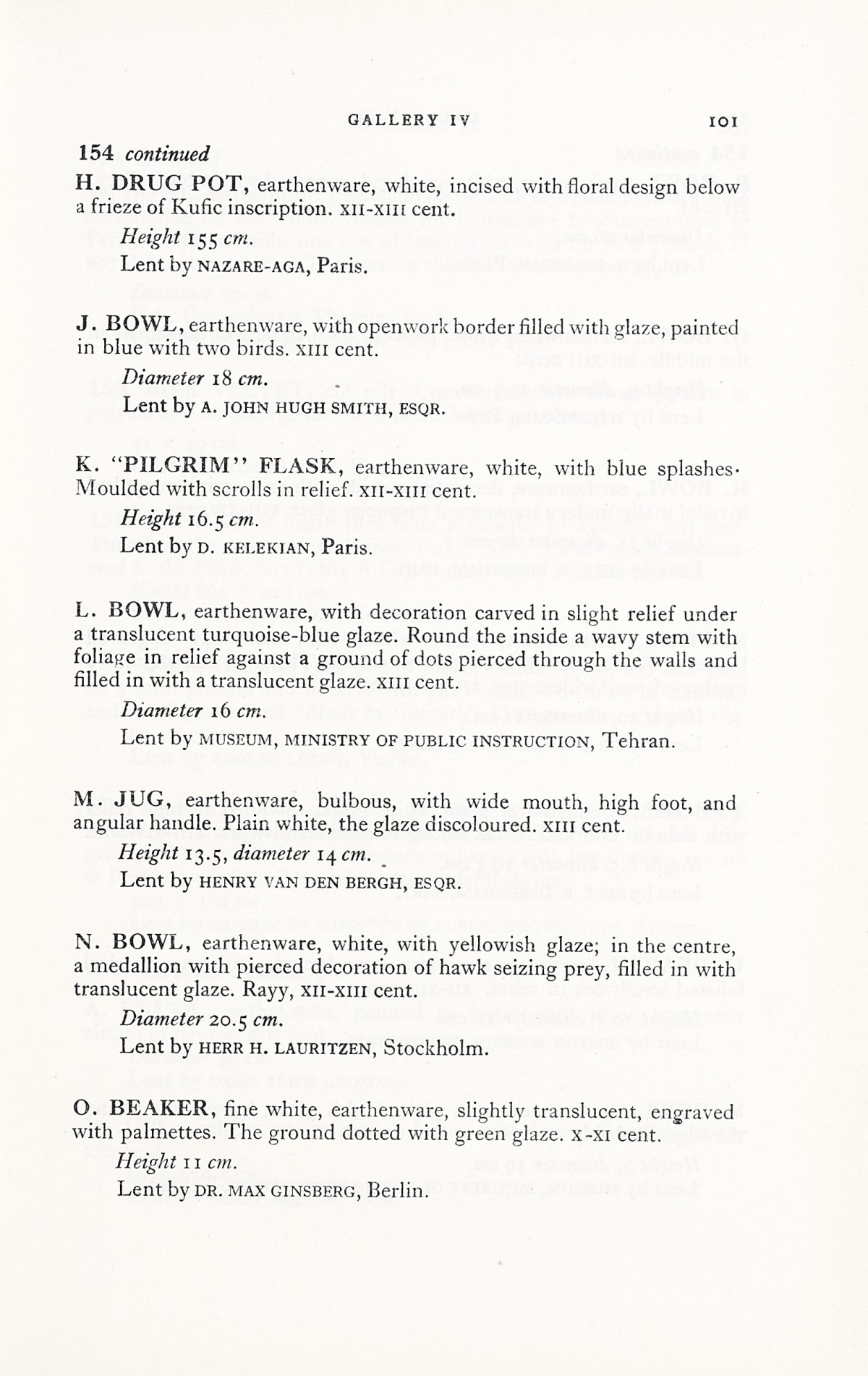 Page 129 of 1931 - International Exhibition of Persian Art