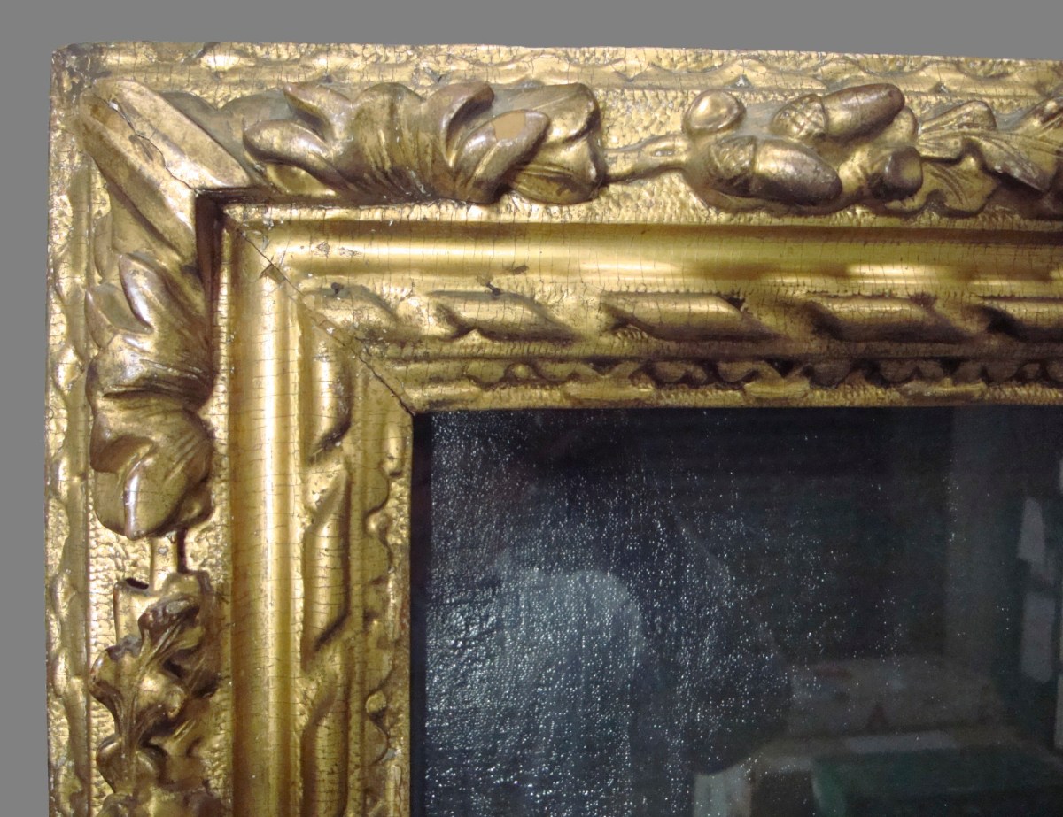 Unknown, Frame for George Harcourt RA 'Portrait of Miss Anne Harcourt'