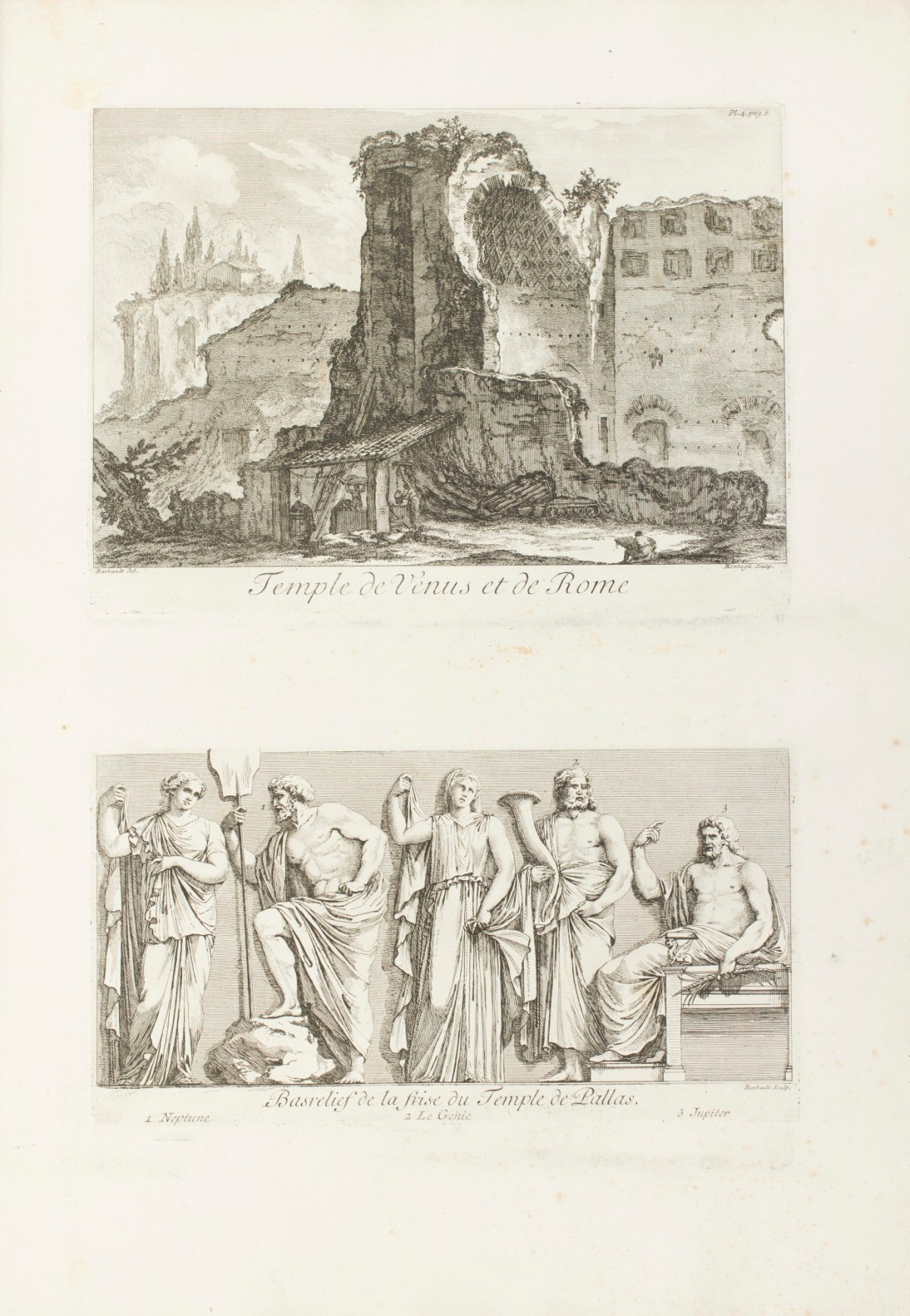 Jean Barbault, 'Temple de Venus et de Rome.'