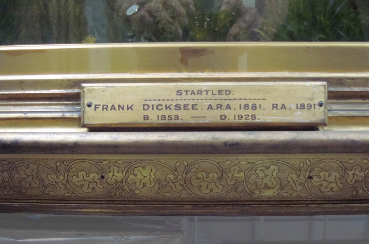 W.A. Smith - London and Nottingham, Frame for Sir Frank Dicksee PRA 'Startled'