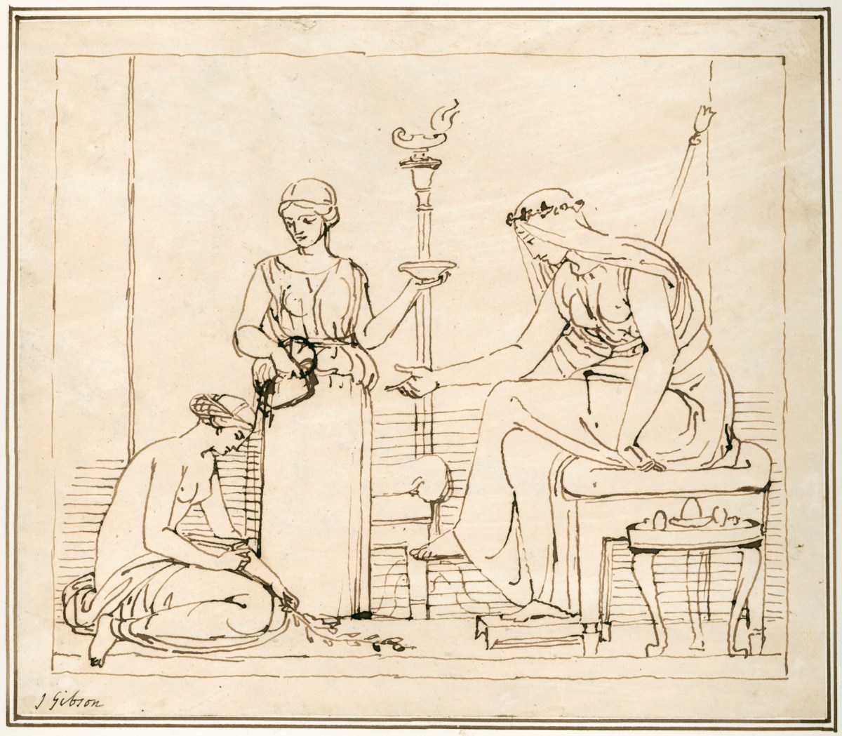 John Gibson RA, Psyche and Prosperine