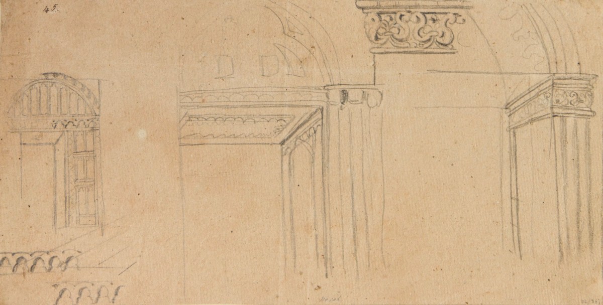 Benjamin Robert Haydon, Drawings of a doorway and architectural details