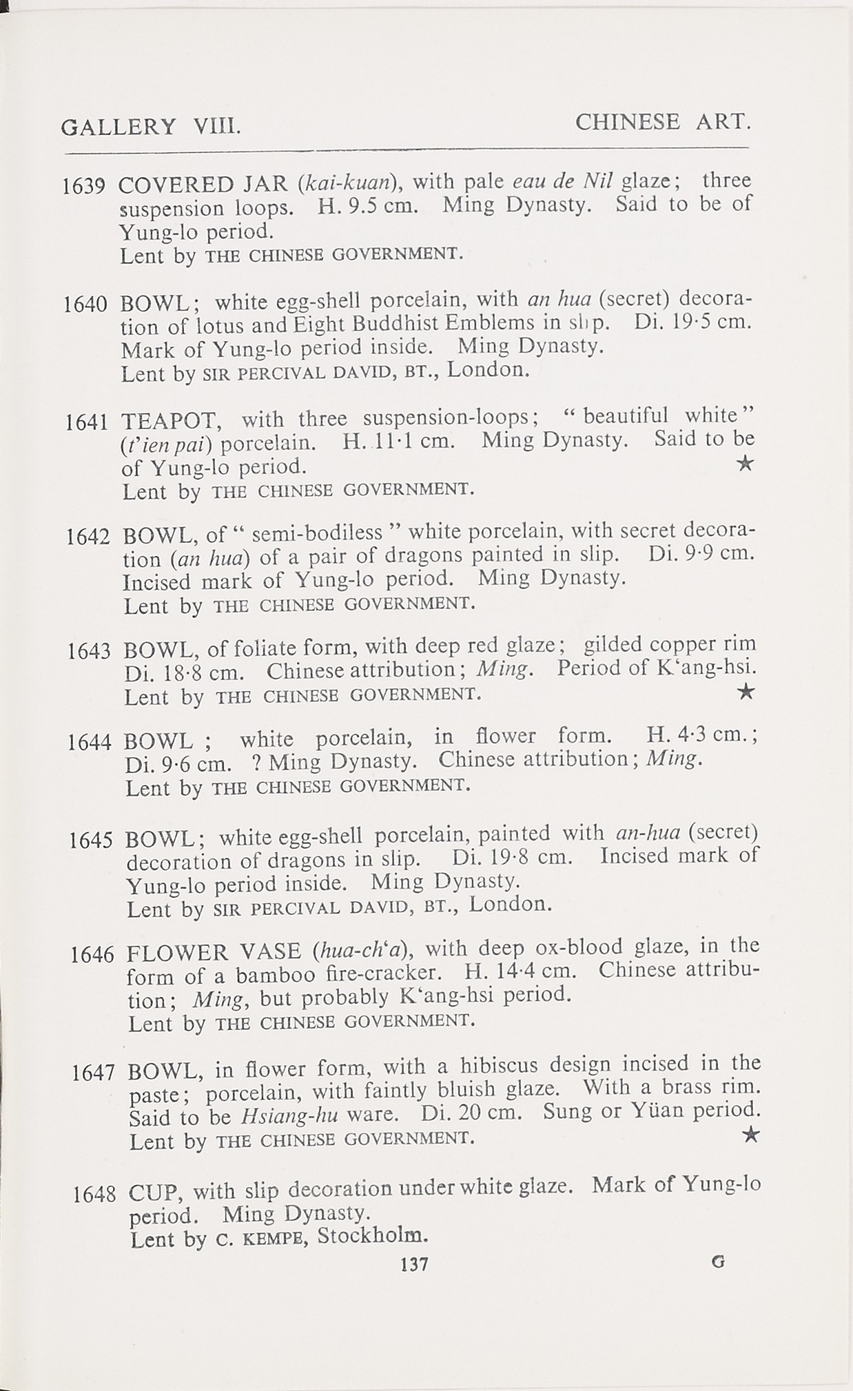 Page 165 of 1935-36 - International Exhibition of Chinese Art