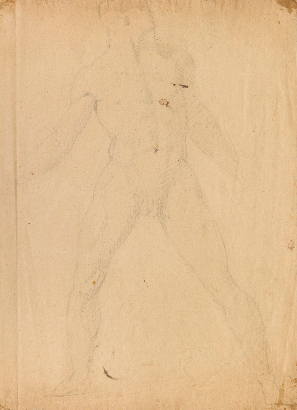 Benjamin Robert Haydon, Study for the figure of the executioner in 'The Judgement of Solomon'