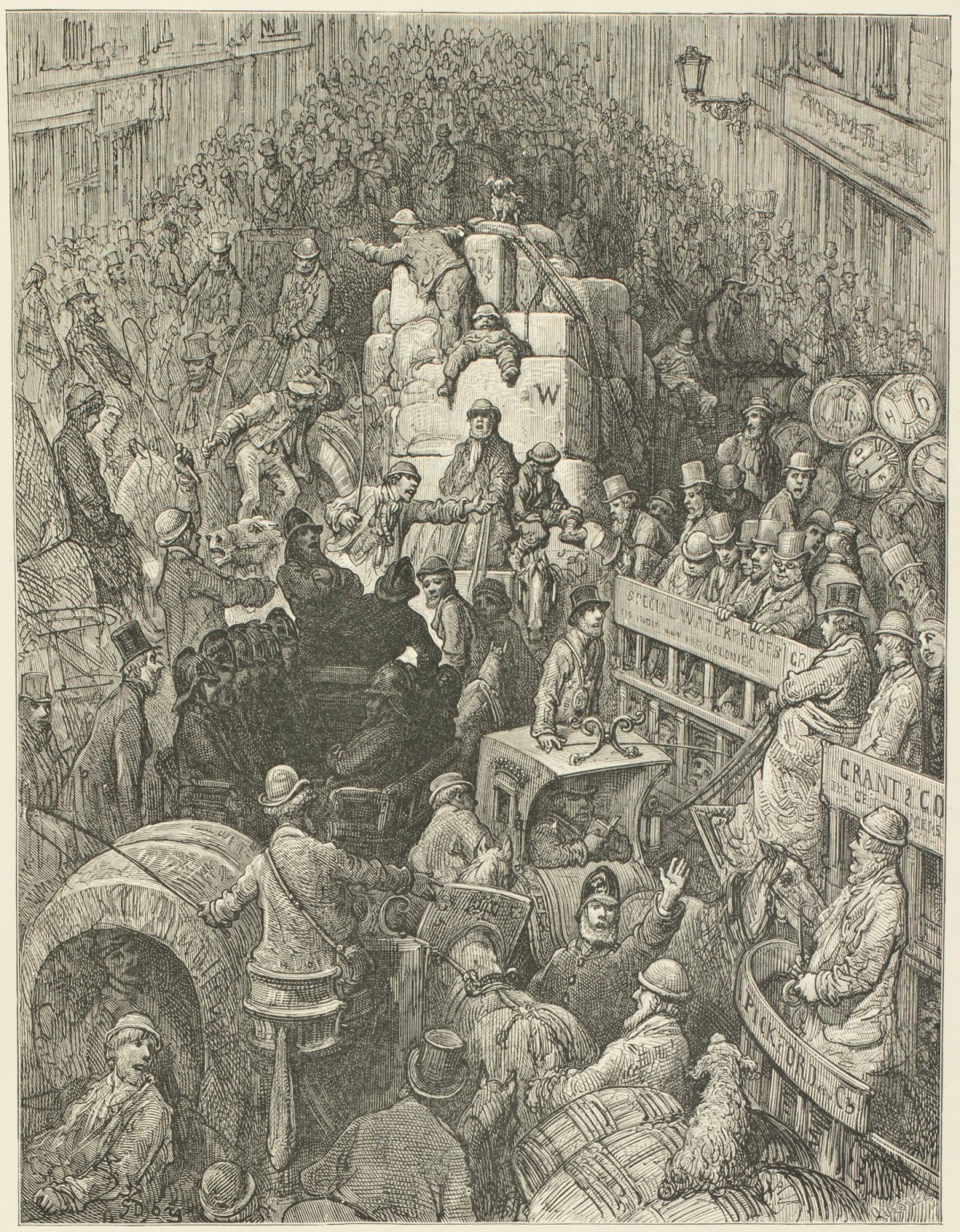 Gustave Doré, A City Thoroughfare