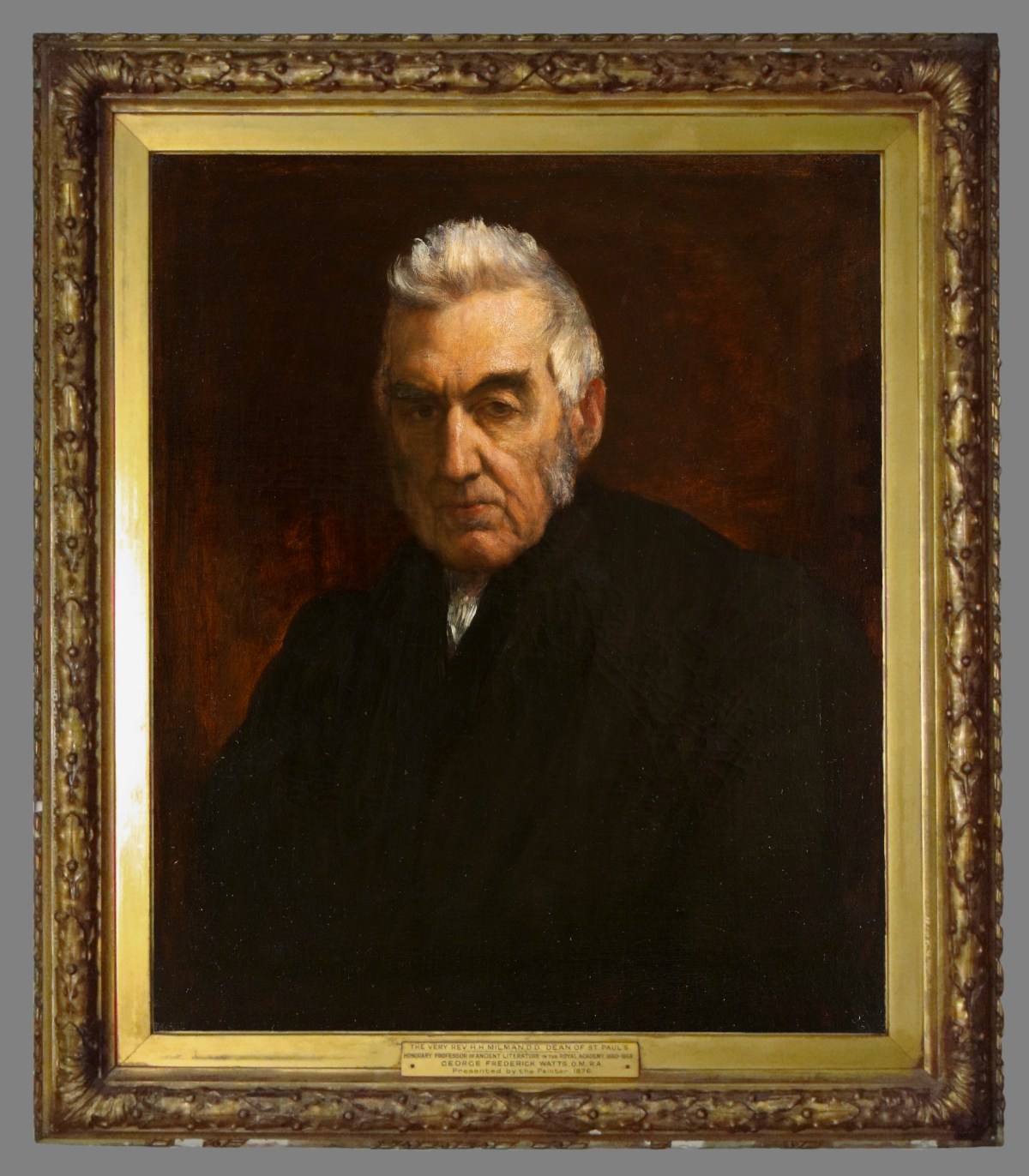 Unknown, Frame for George Frederick Watts RA 'Portrait of Very Revd Henry Hart Milman, Dean of St. Paul's'