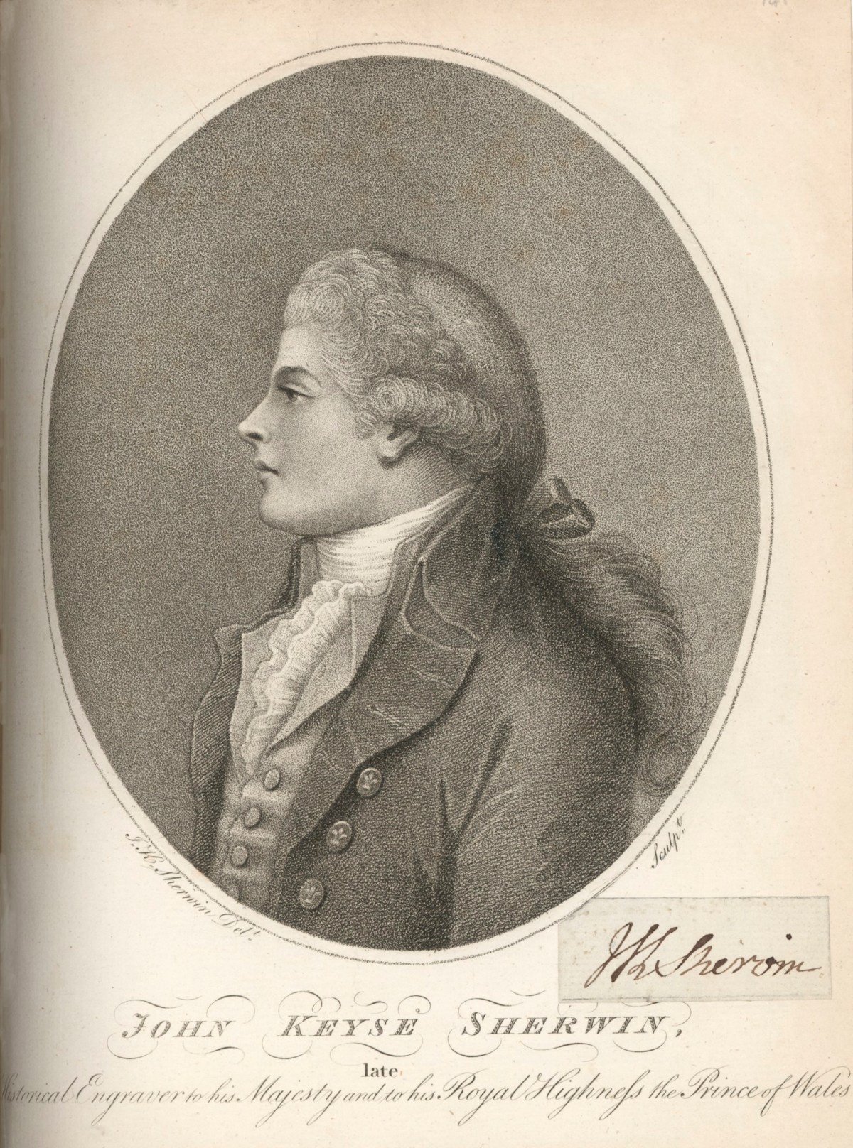 John Keyse Sherwin, Self-portrait