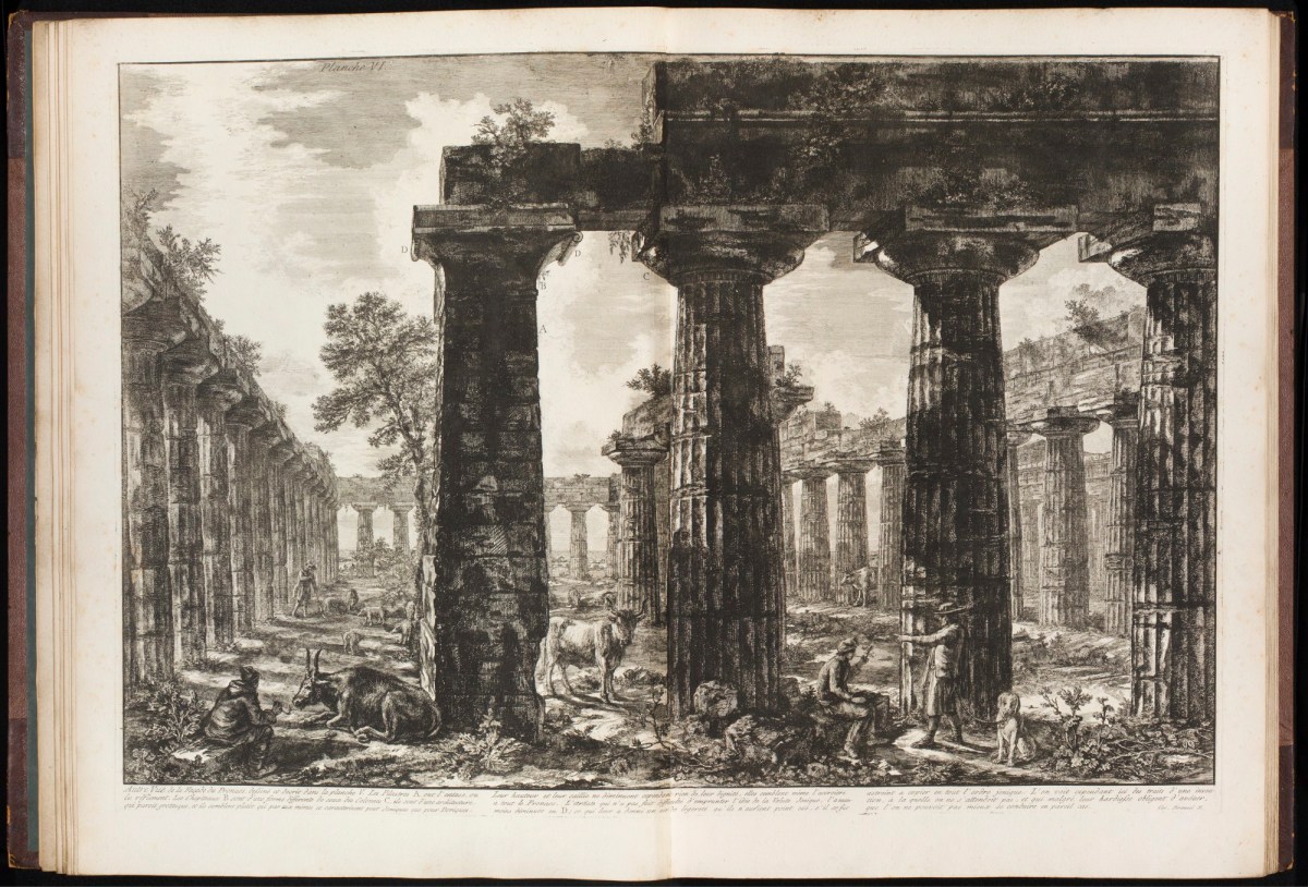Giovanni Battista Piranesi, 'Autre Vüe de la Façade du Pronaos'