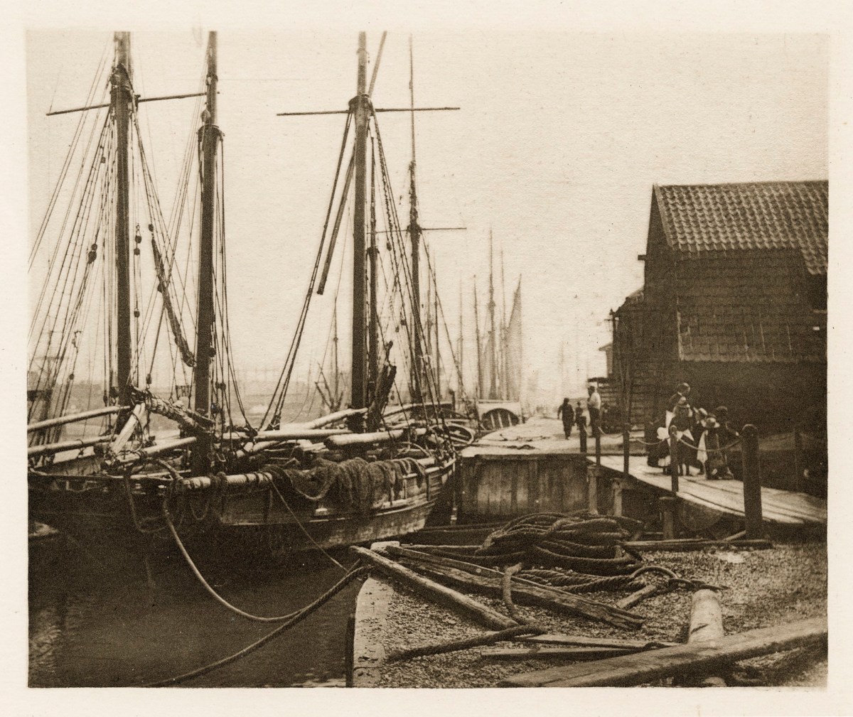 P.H. Emerson, The Quays at Dinner-time