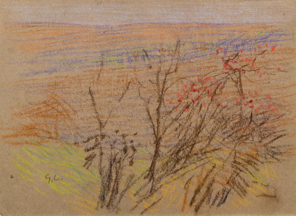 Sir George Clausen RA, Landscape sketch