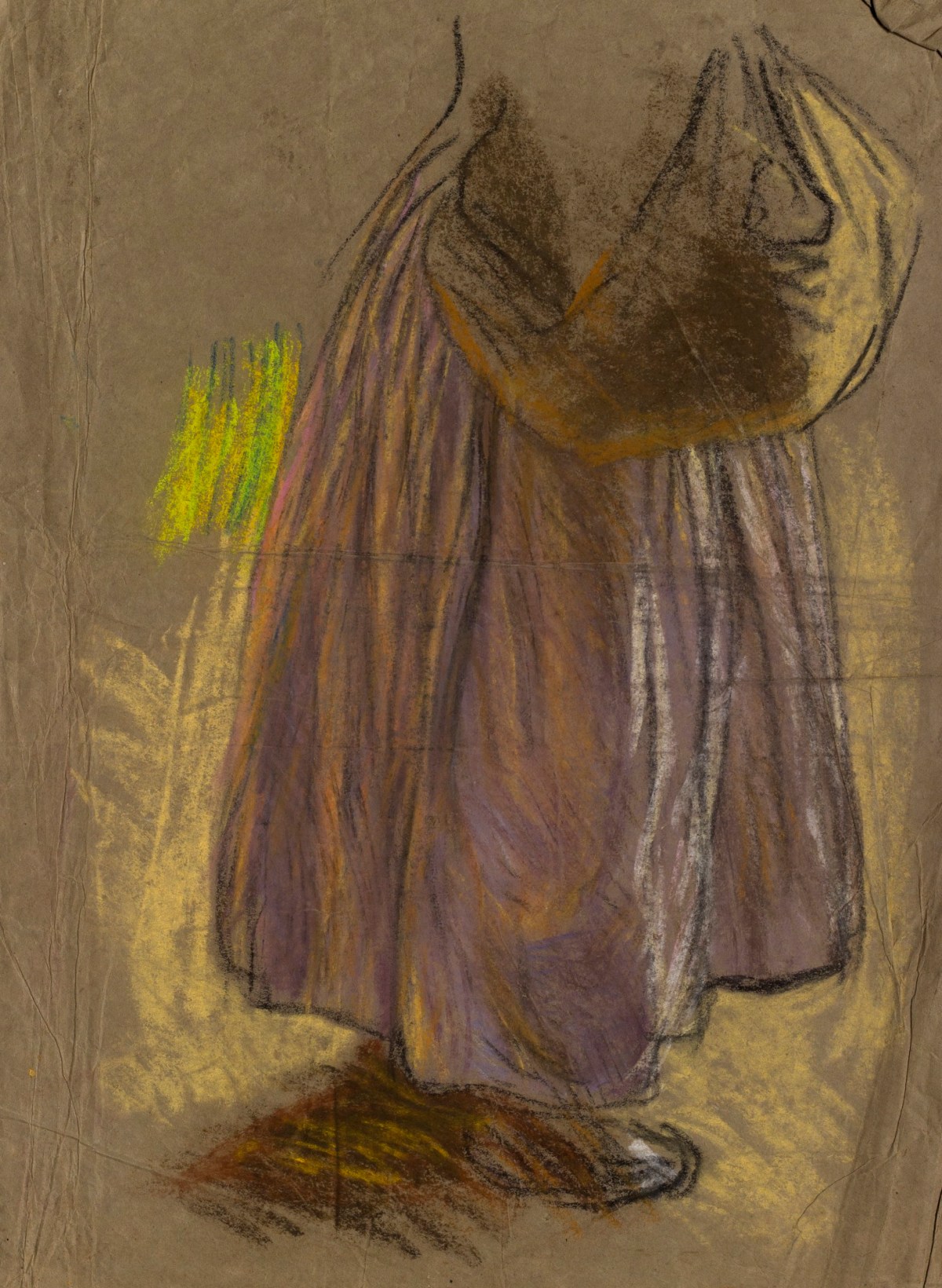 Sir George Clausen RA, Figure study for a gleaning subject