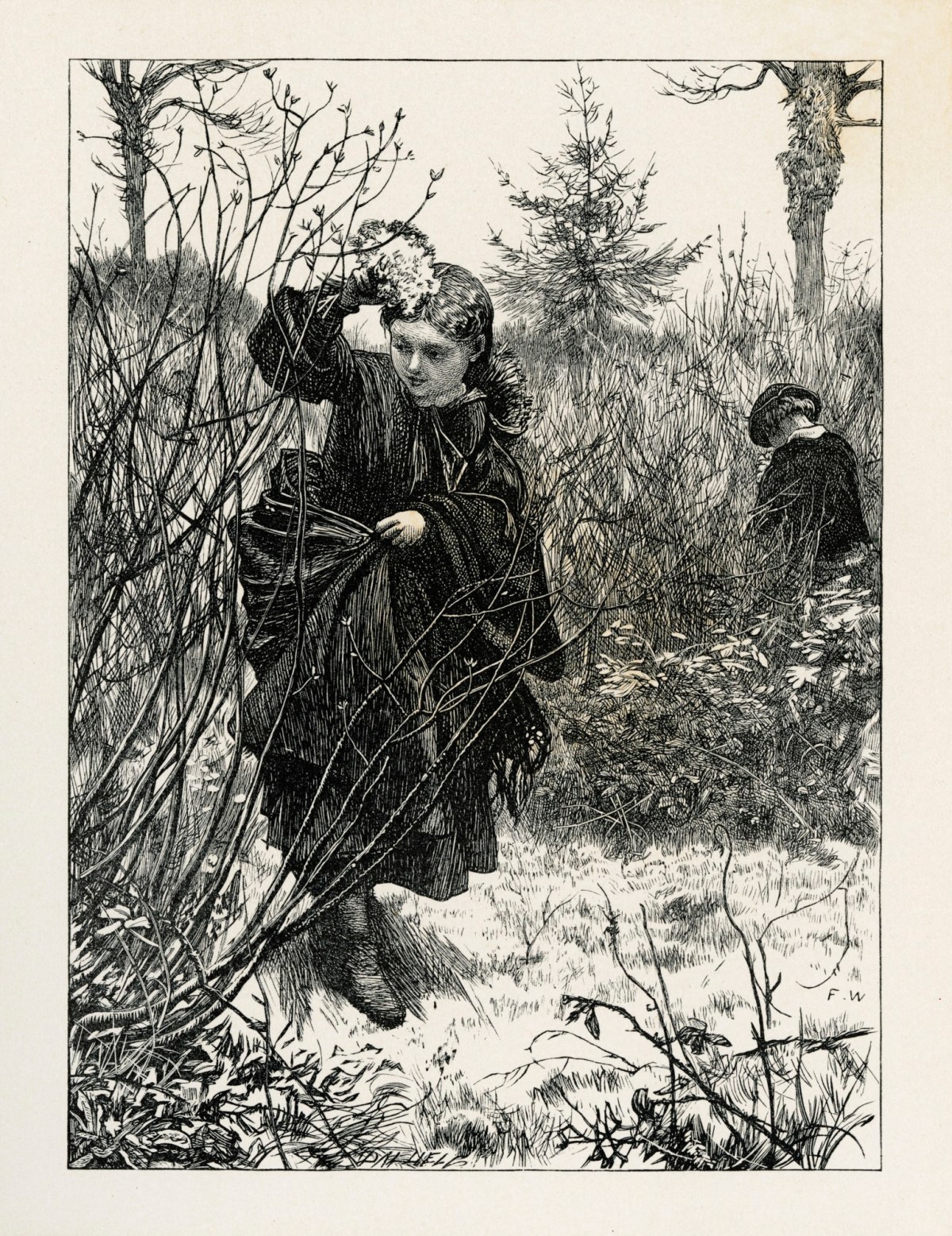 Frederick Walker ARA, The Seasons: 1. Spring Days