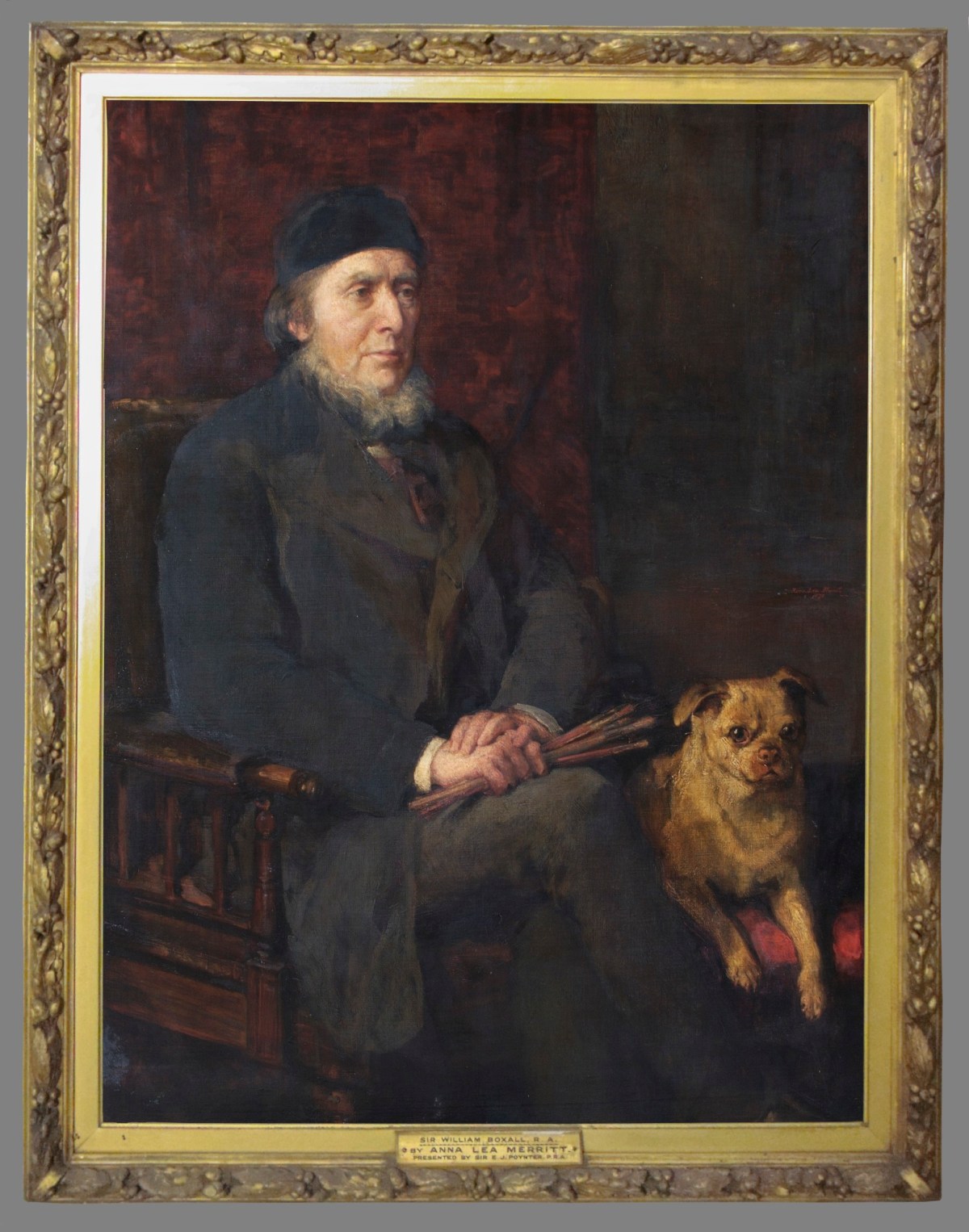 Unknown, Frame for Mrs Anna Massey Lea Merritt 'Portrait of Sir William Boxall, R.A.'
