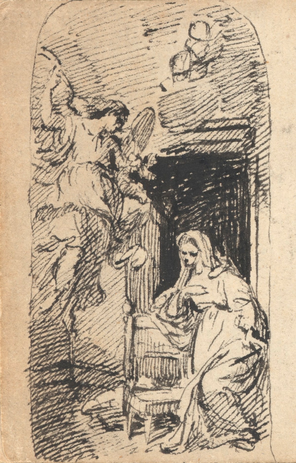 Benjamin West PRA, Leaf from a sketchbook