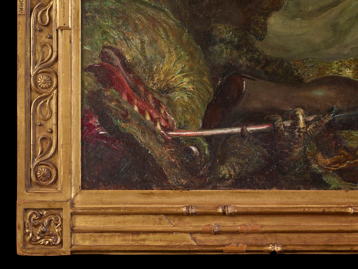Unknown, Frame for Solomon J. Solomon RA 'St George'