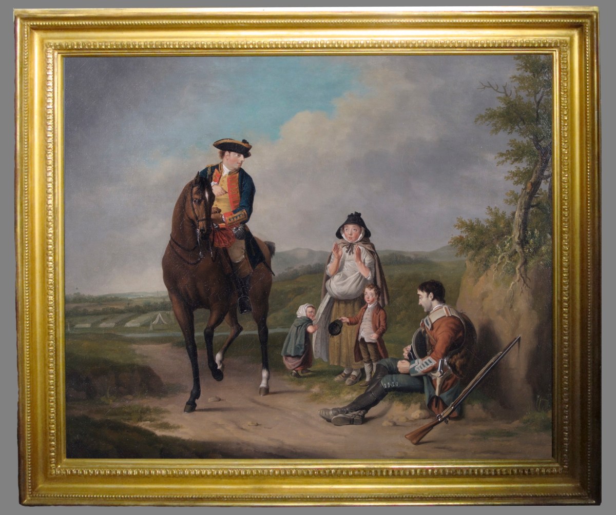 Unknown, Frame for Edward Penny RA 'The Marquis of Granby relieving a sick Soldier'