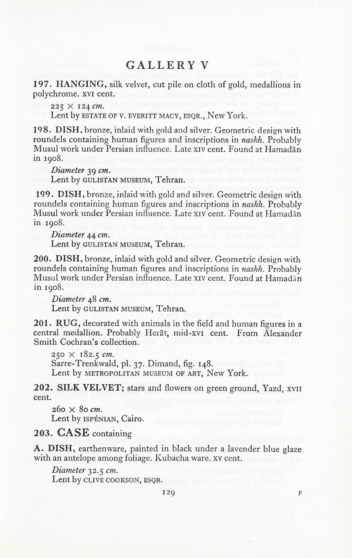 Page 157 of 1931 - International Exhibition of Persian Art