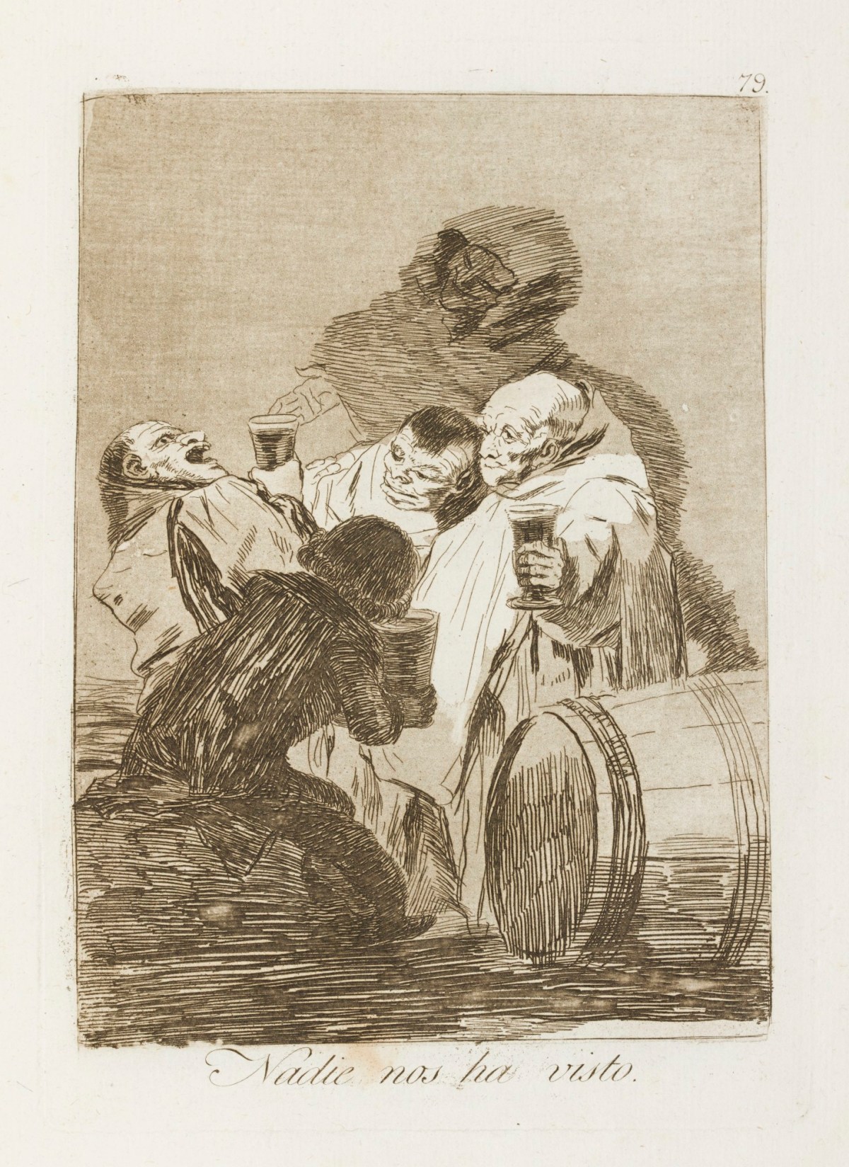 Francisco Goya, 'Nadie nos ha visto.'