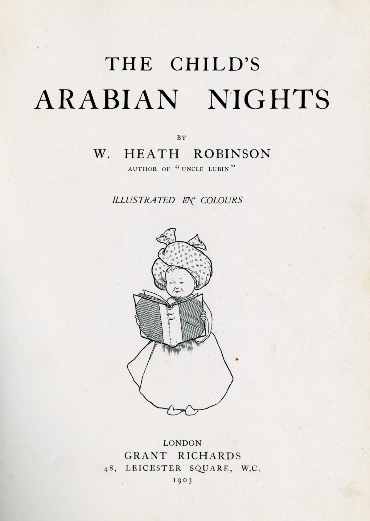 William Heath Robinson, Title-page