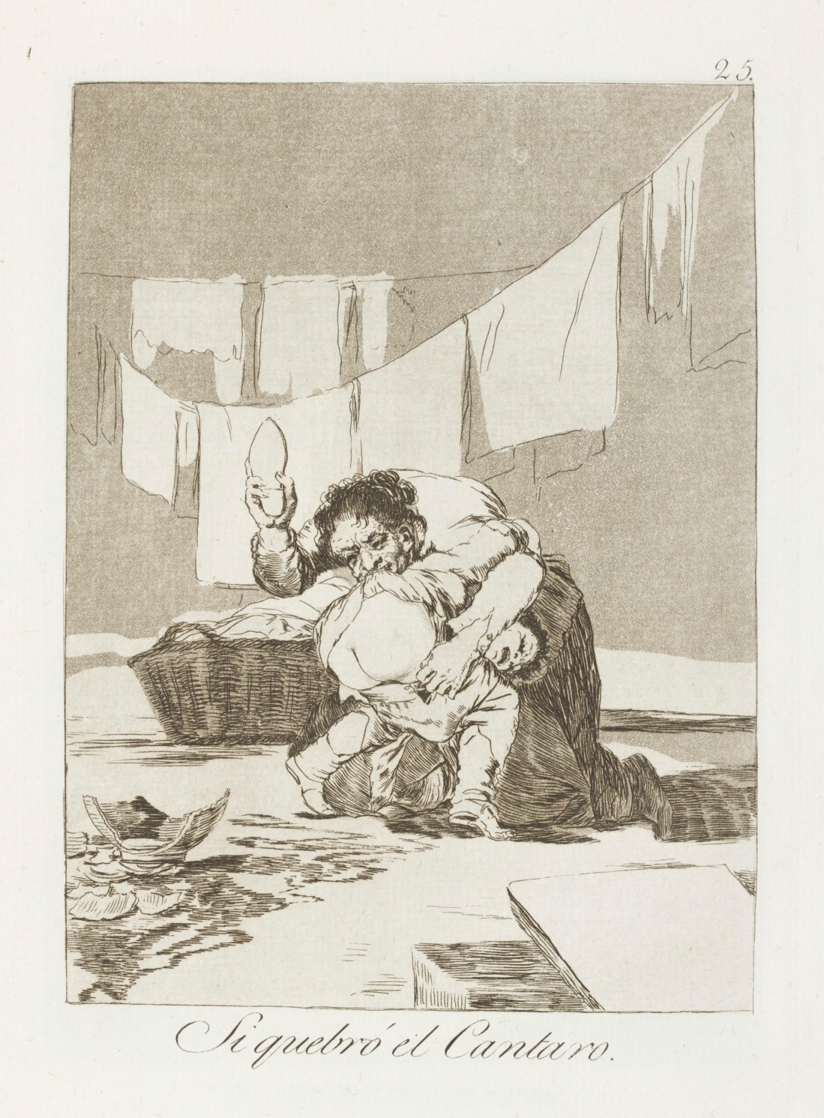 Francisco Goya, 'Si quebró el cantaro.'