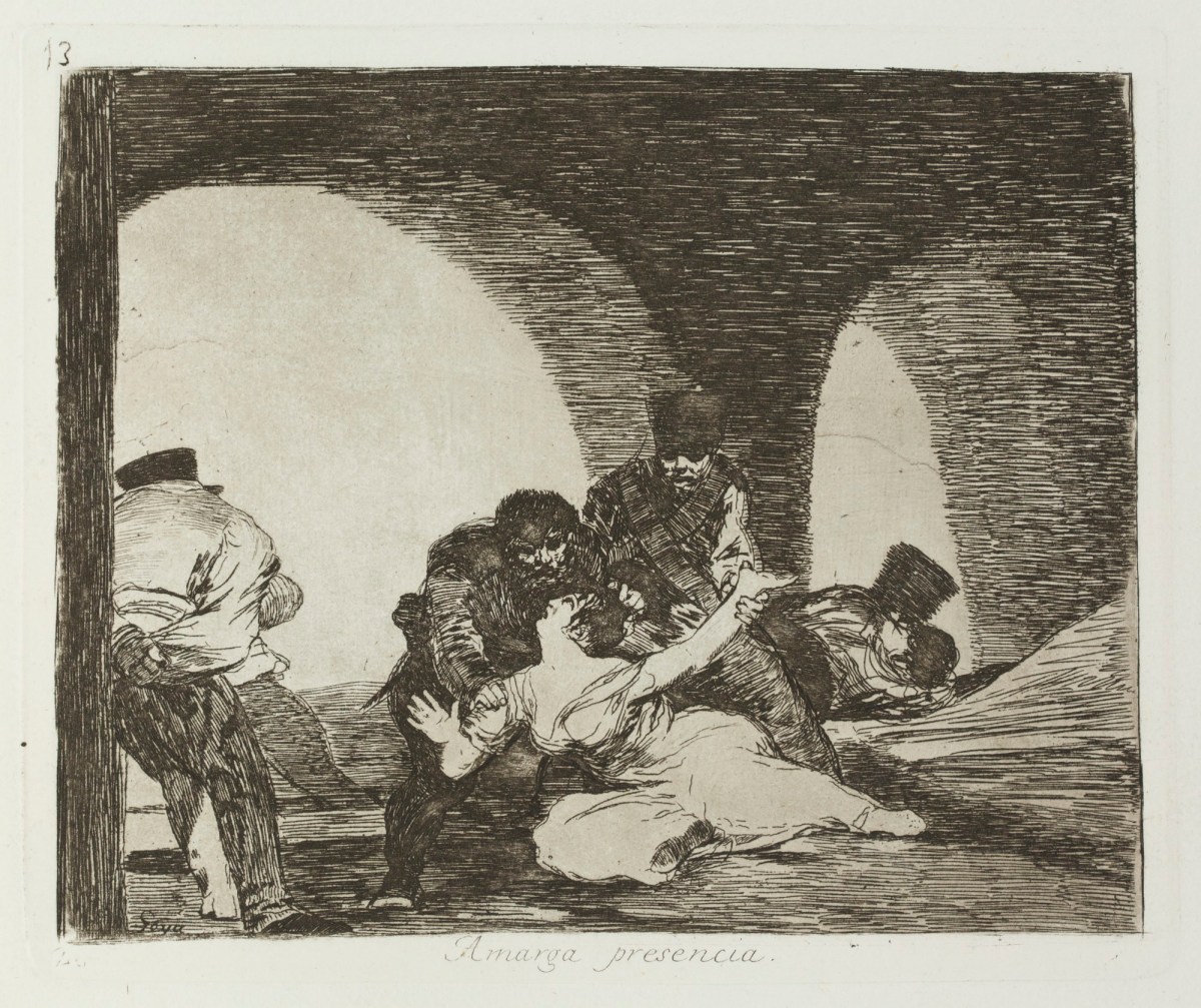 Francisco Goya, 'Amarga presencia.'