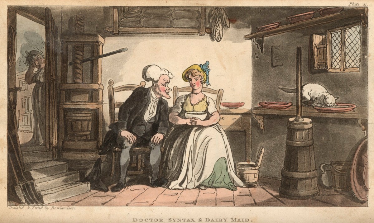 Thomas Rowlandson, Doctor Syntax & dairy maid