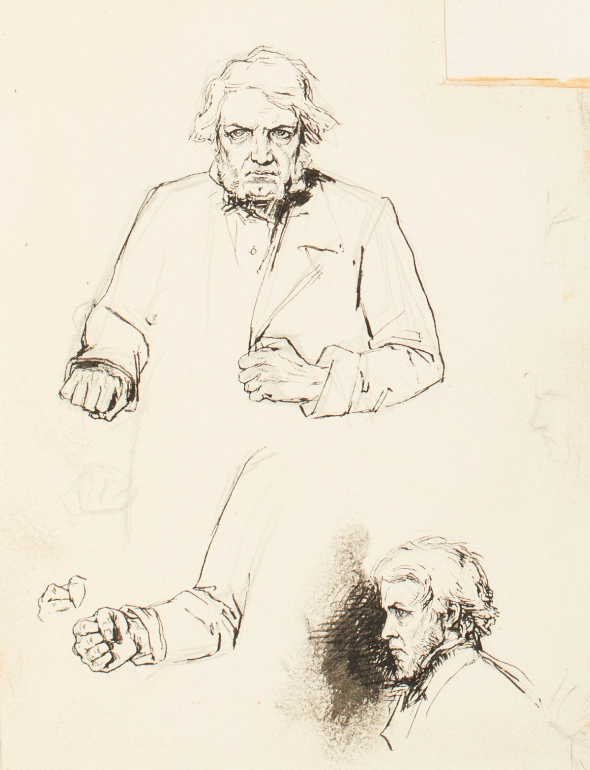 Henry Hugh Armstead RA, Studies of an old man